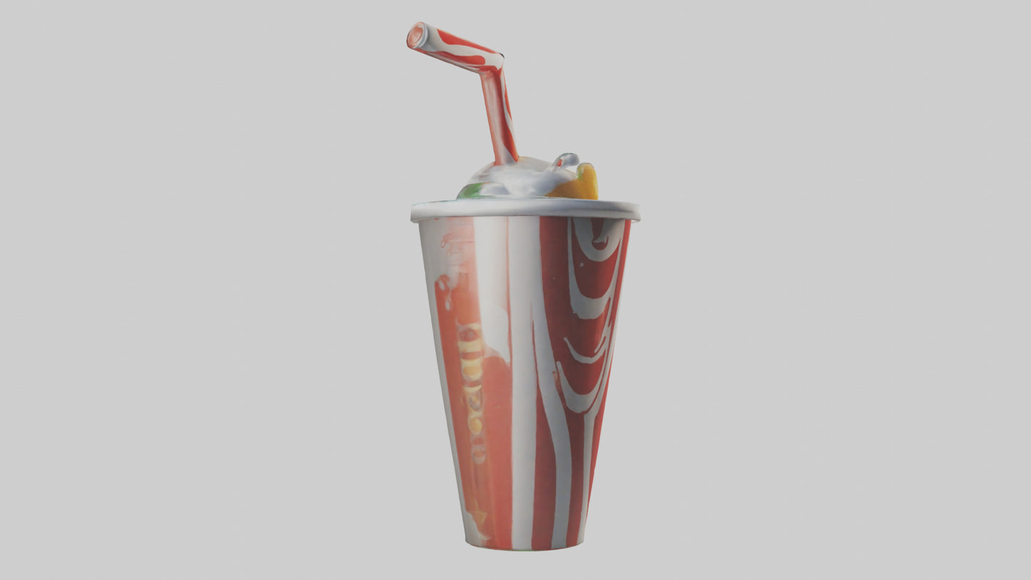 Cartoon Soda Cup model 3D model