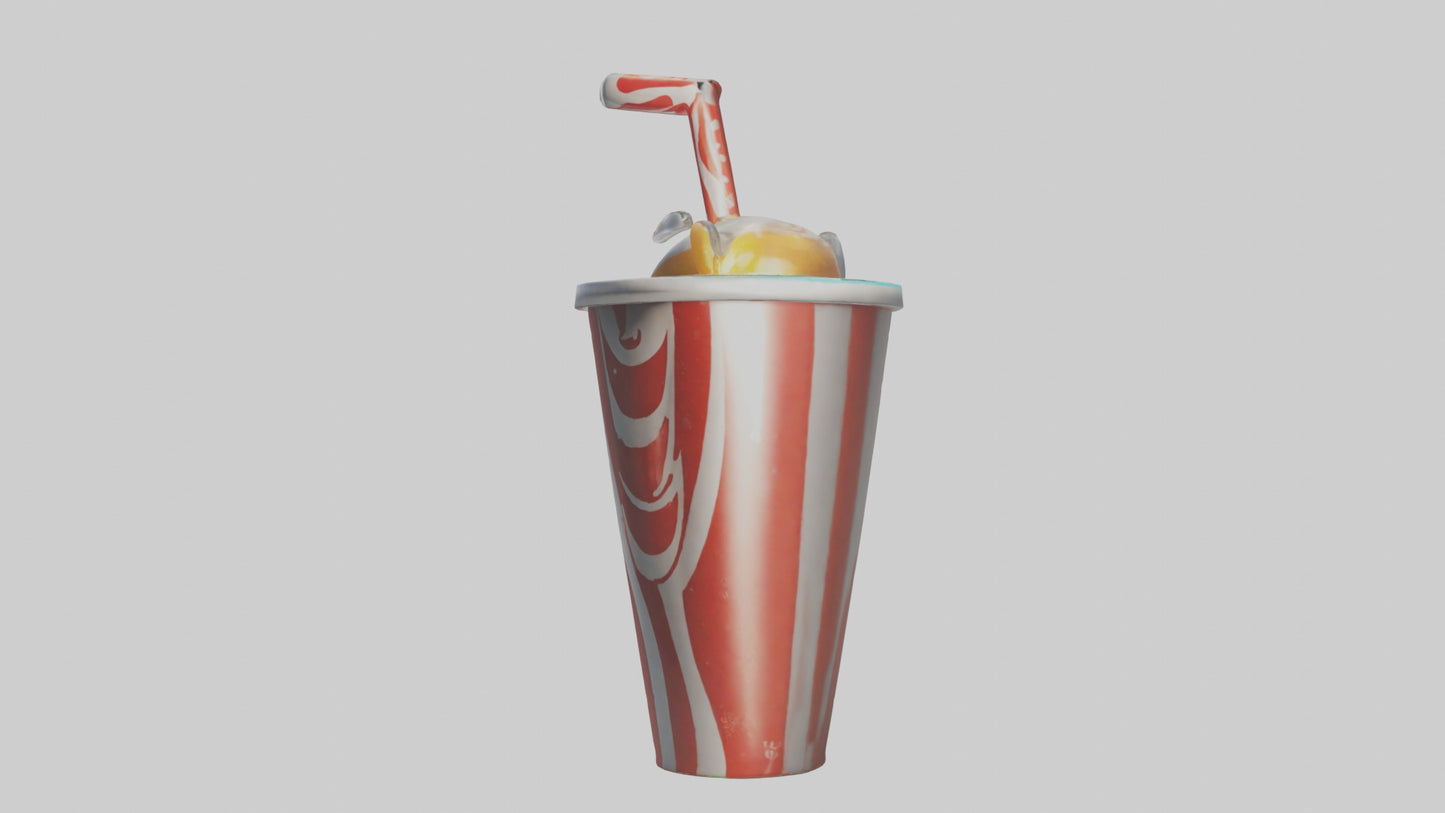 Cartoon Soda Cup model 3D model
