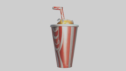 Cartoon Soda Cup model 3D model