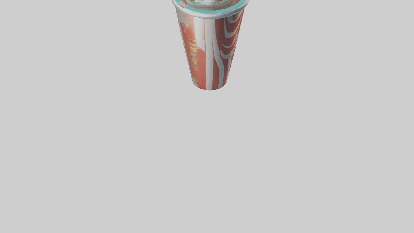 Cartoon Soda Cup model 3D model