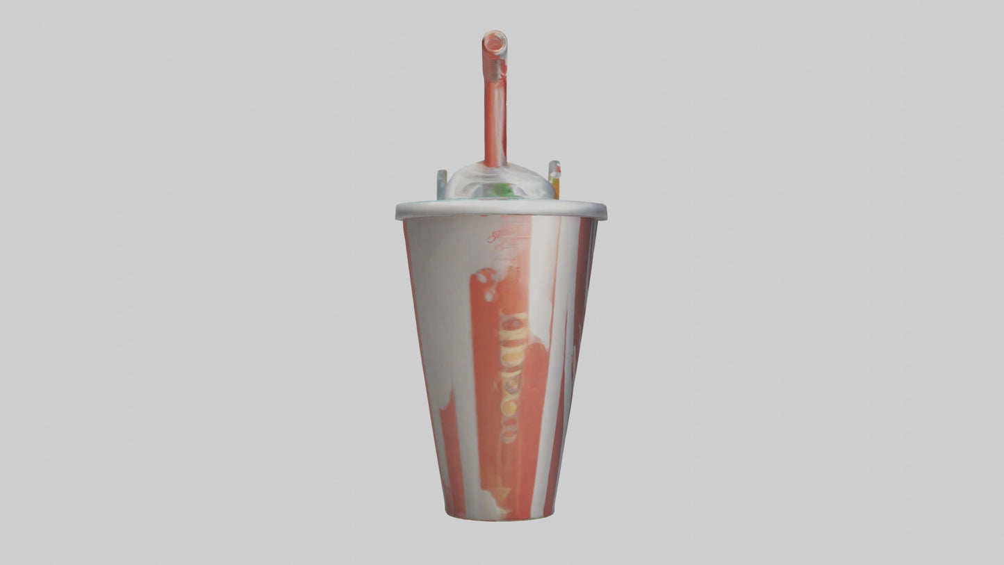 Cartoon Soda Cup model 3D model