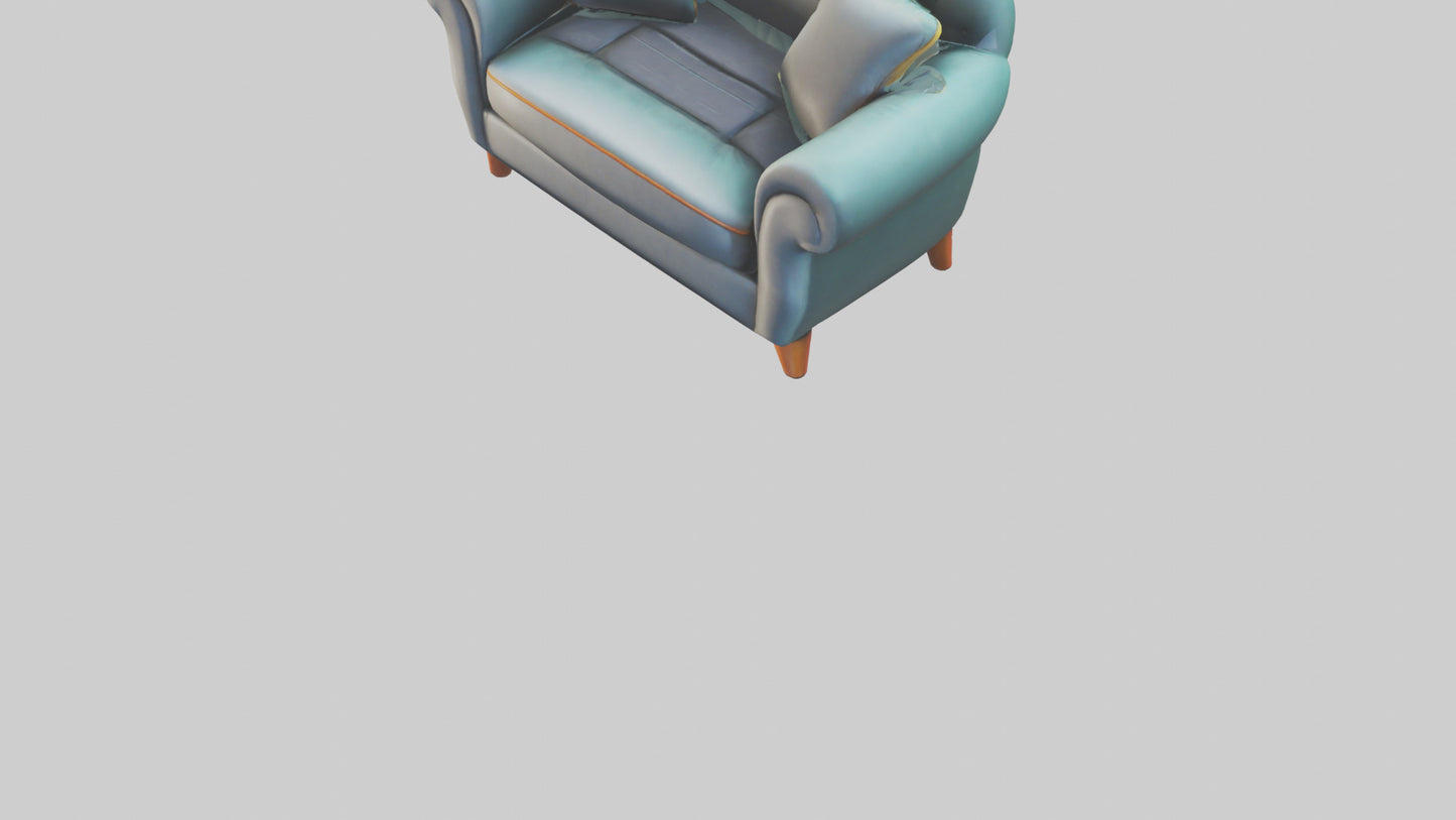 Cartoon Sofa model 3D model