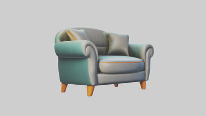 Cartoon Sofa model 3D model