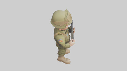 Cartoon Soldier model 3D model