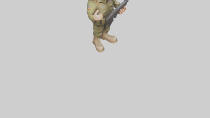 Cartoon Soldier model 3D model