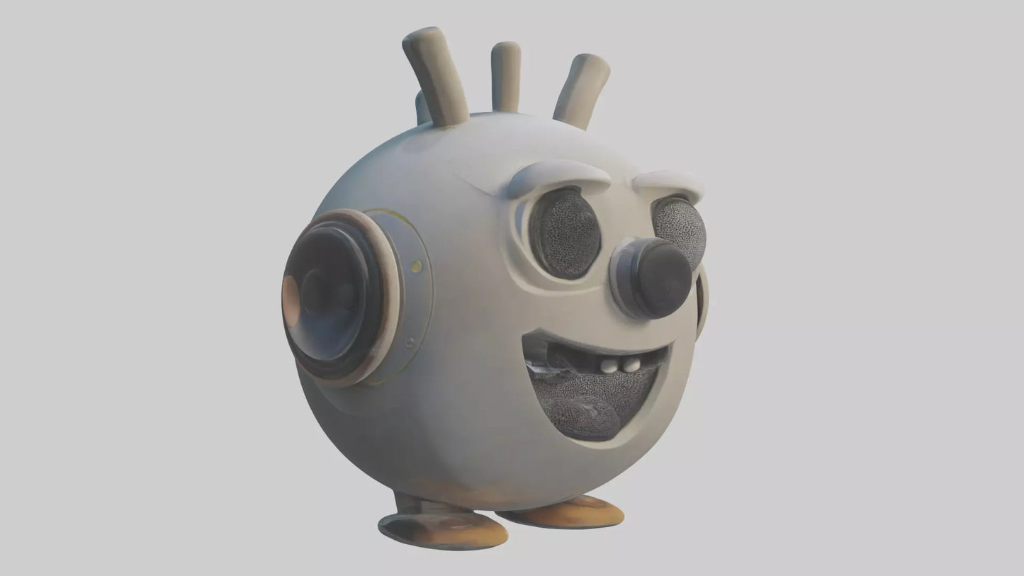 Cartoon Speaker model 3D model