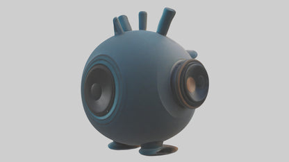 Cartoon Speaker model 3D model