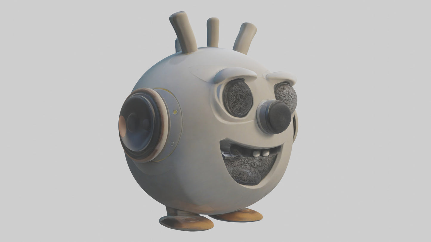 Cartoon Speaker model 3D model