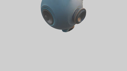 Cartoon Speaker model 3D model