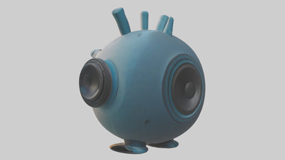Cartoon Speaker model 3D model