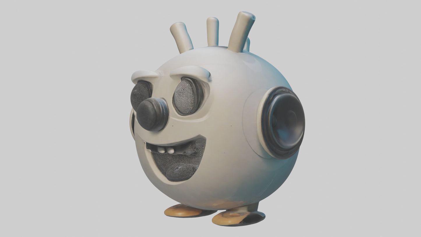 Cartoon Speaker model 3D model