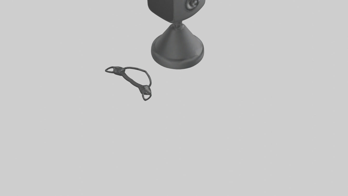 Cartoon Speaker Stand model VR / AR / low-poly