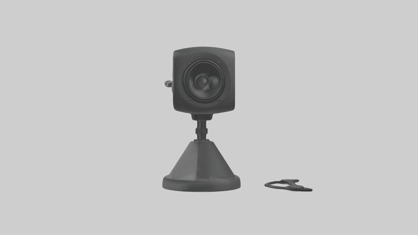 Cartoon Speaker Stand model VR / AR / low-poly