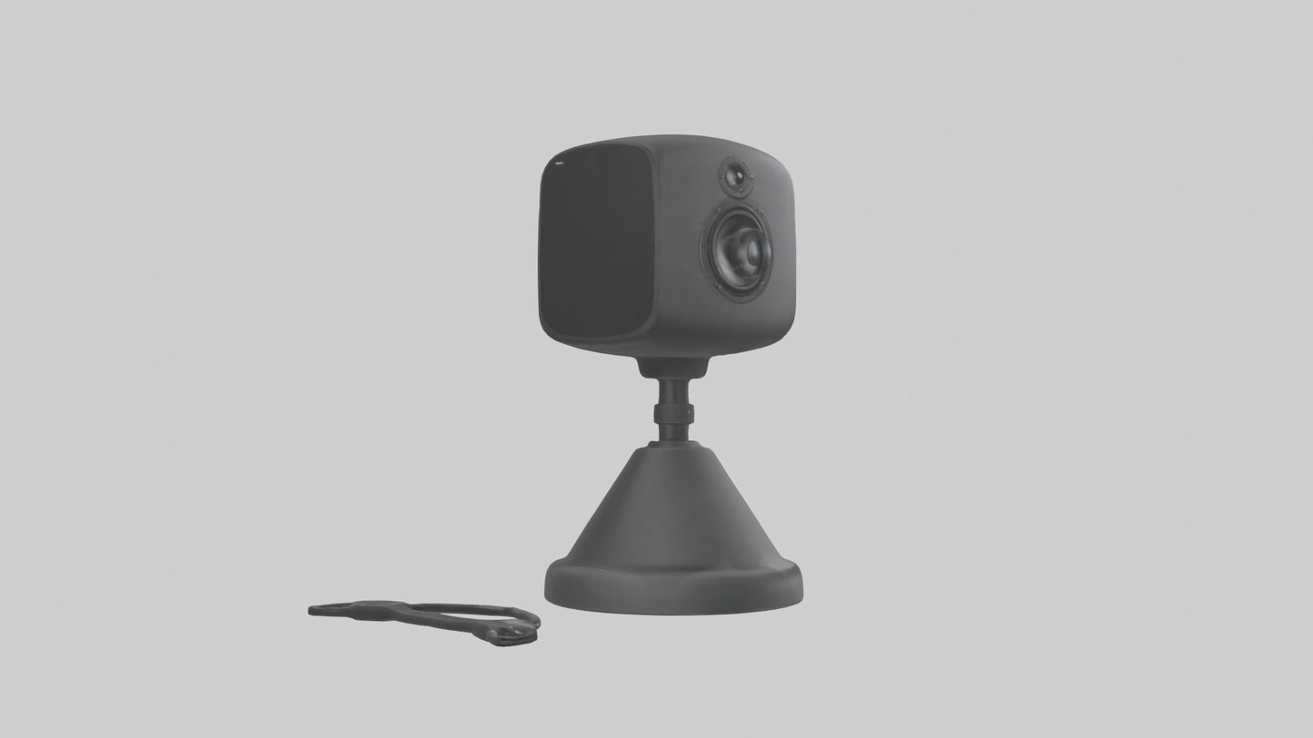 Cartoon Speaker Stand model VR / AR / low-poly