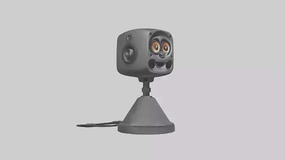 Cartoon Speaker Stand model VR / AR / low-poly