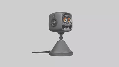 Cartoon Speaker Stand model VR / AR / low-poly
