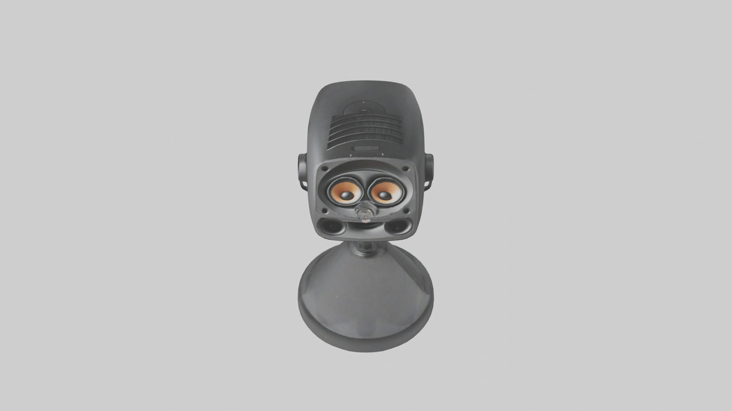 Cartoon Speaker Stand model VR / AR / low-poly