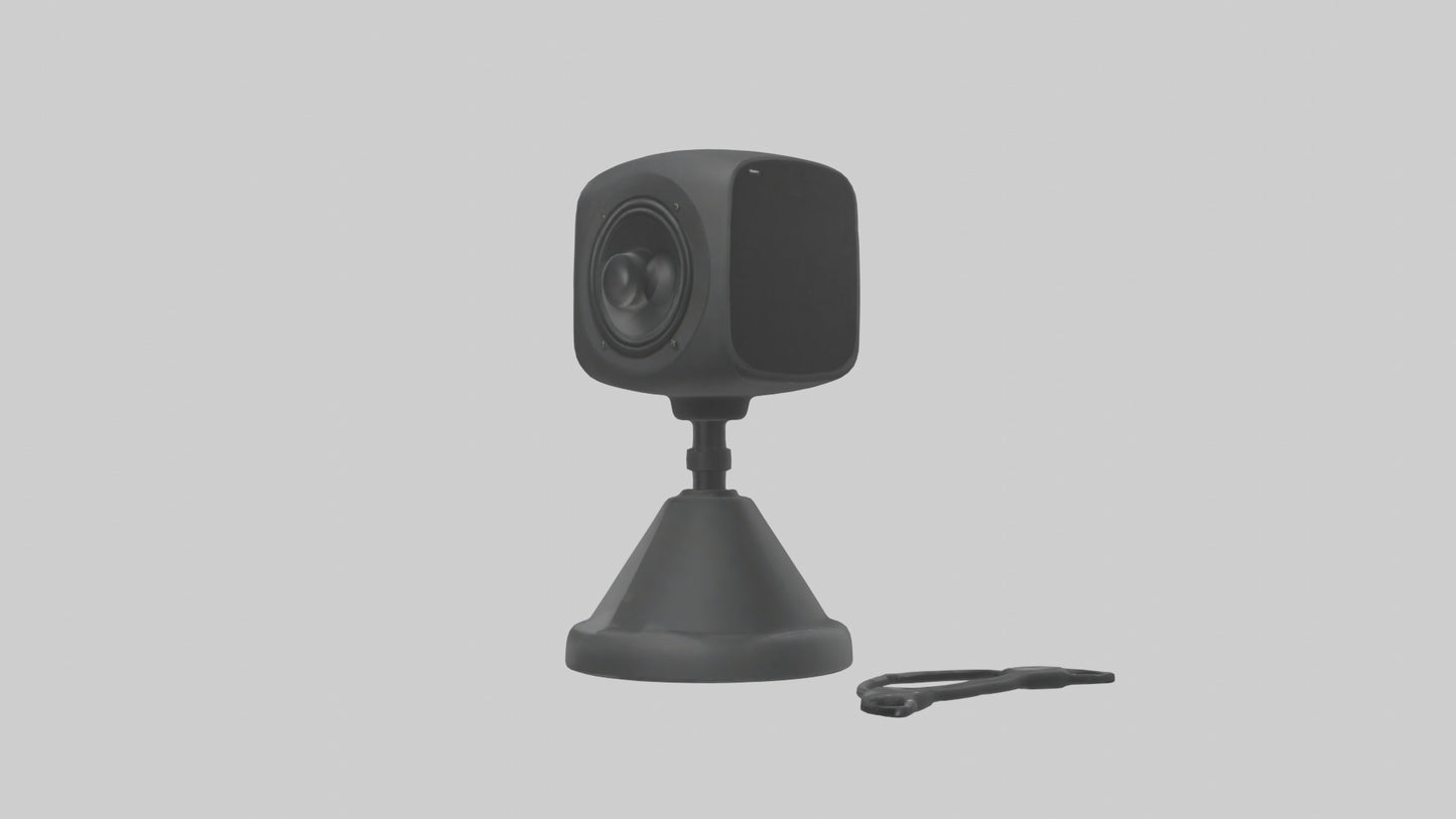 Cartoon Speaker Stand model VR / AR / low-poly