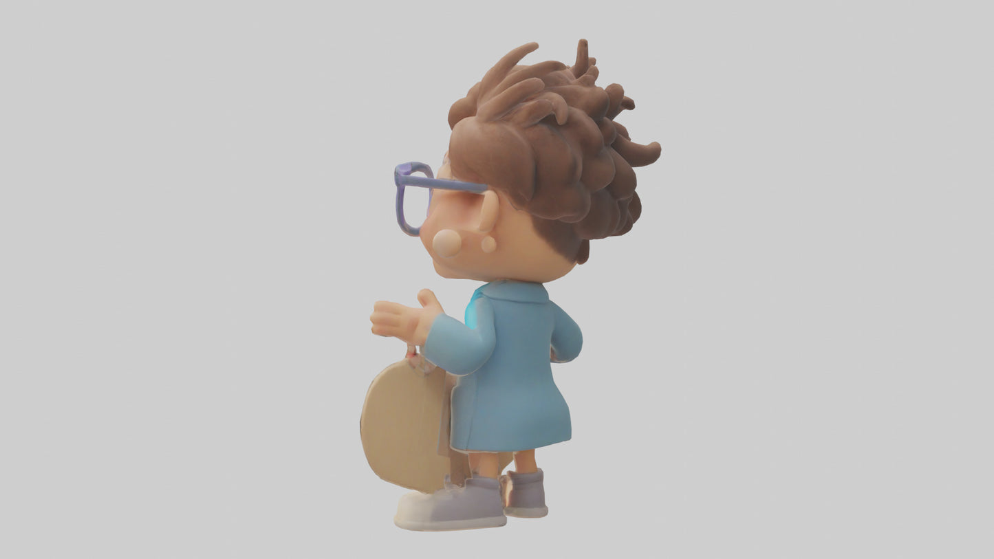 Cartoon Speech Therapist model 3D model