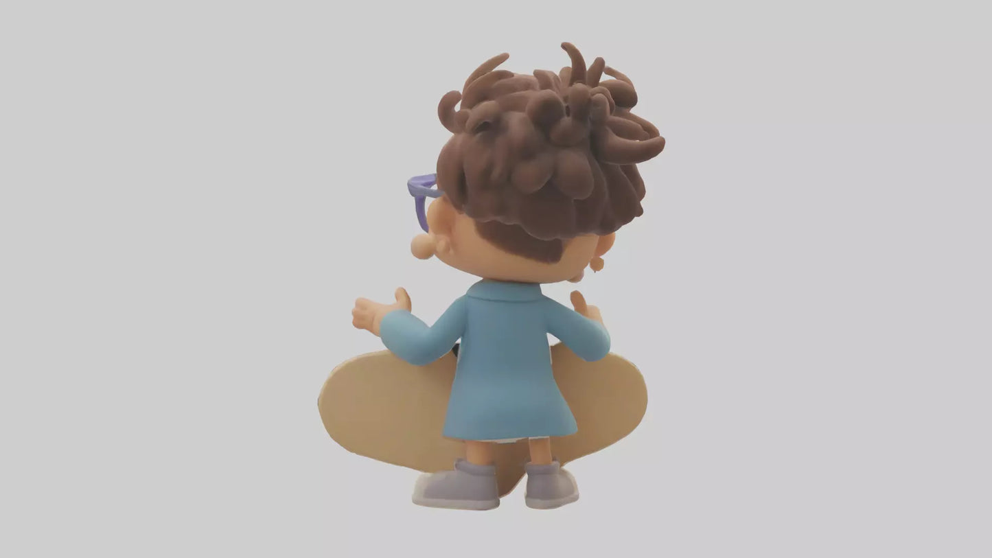 Cartoon Speech Therapist model 3D model