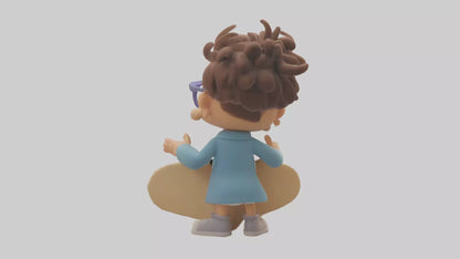 Cartoon Speech Therapist model 3D model