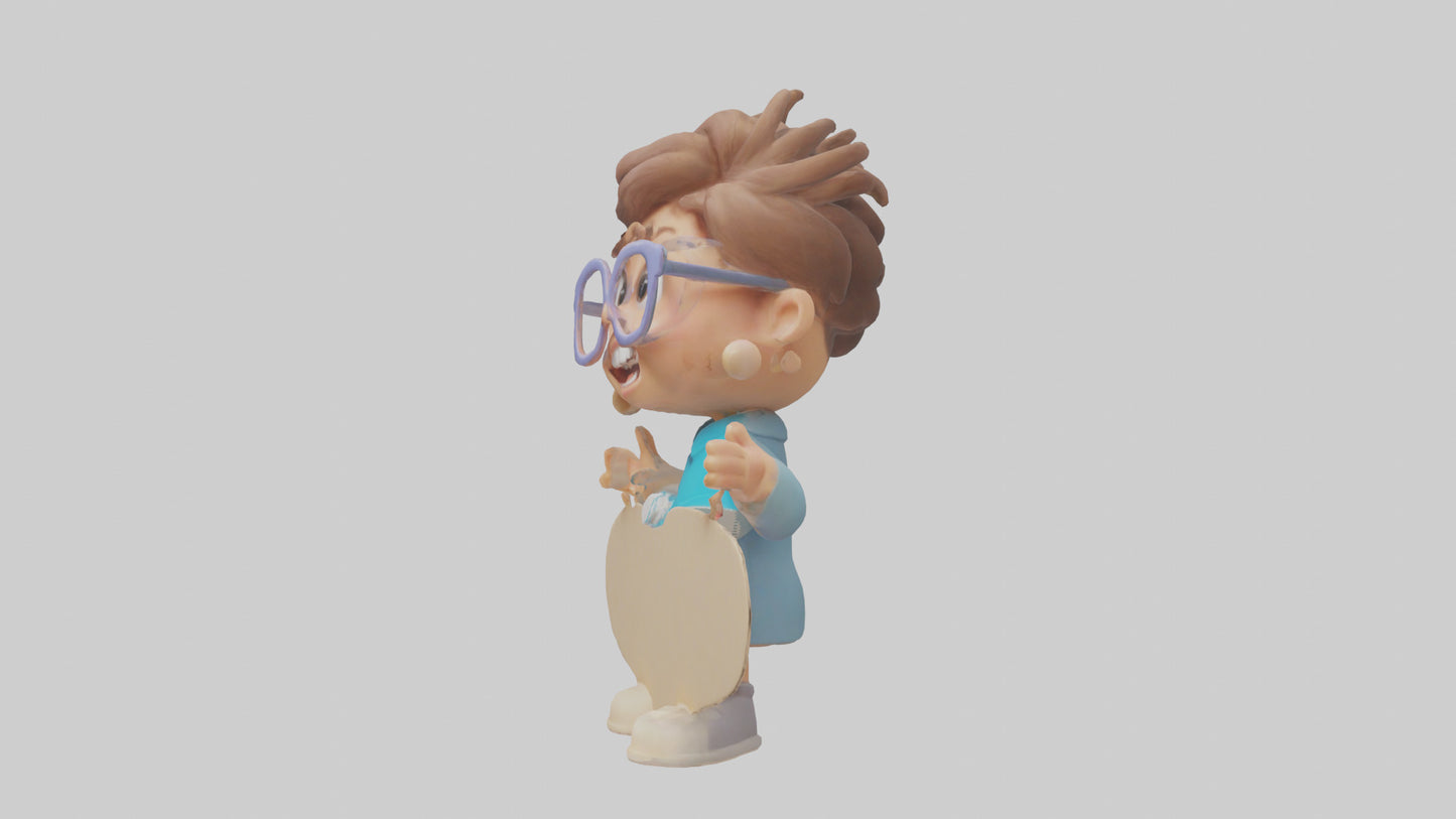 Cartoon Speech Therapist model 3D model