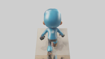 Cartoon Speed Skater model 3D model