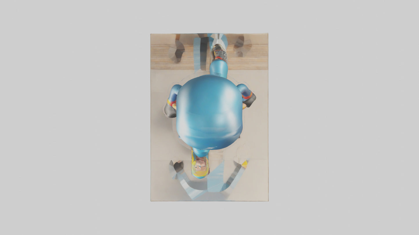 Cartoon Speed Skater model 3D model