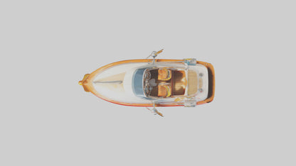 Cartoon Speedboat model 3D model