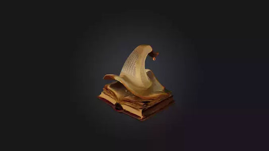 Cartoon Spell Book 3D model