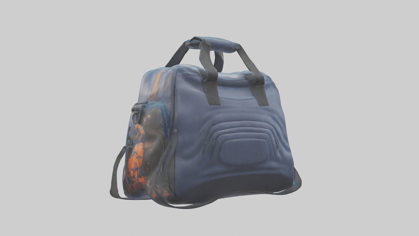 Cartoon Sports Bag model 3D model