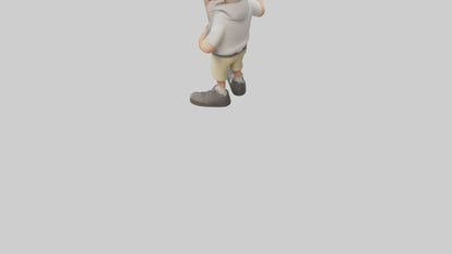 Cartoon Sports Coach model 3D model