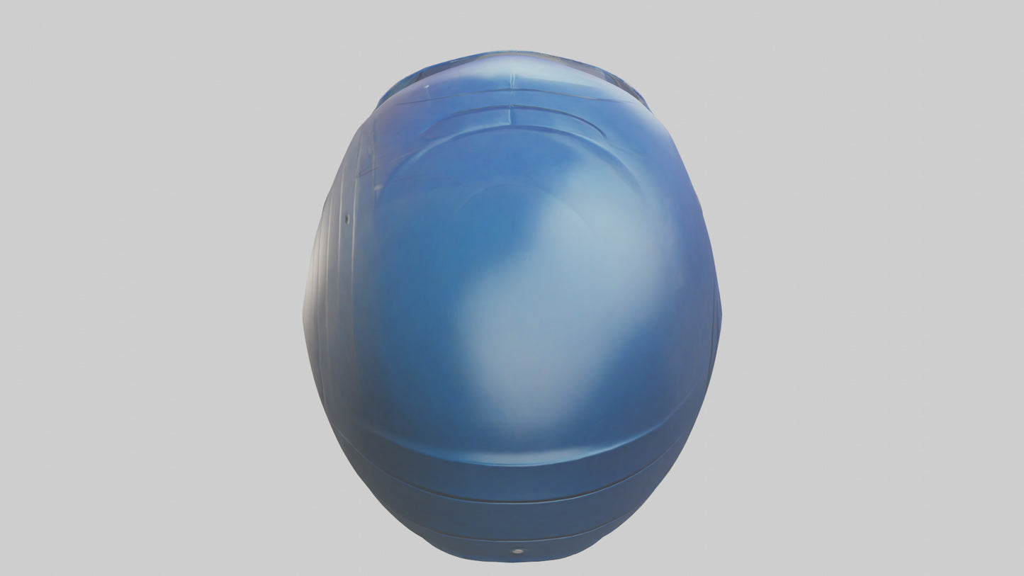 Cartoon Sports Helmet model 3D model