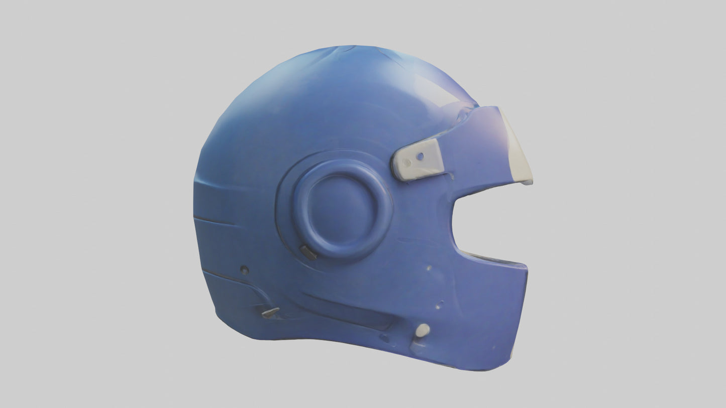 Cartoon Sports Helmet model 3D model