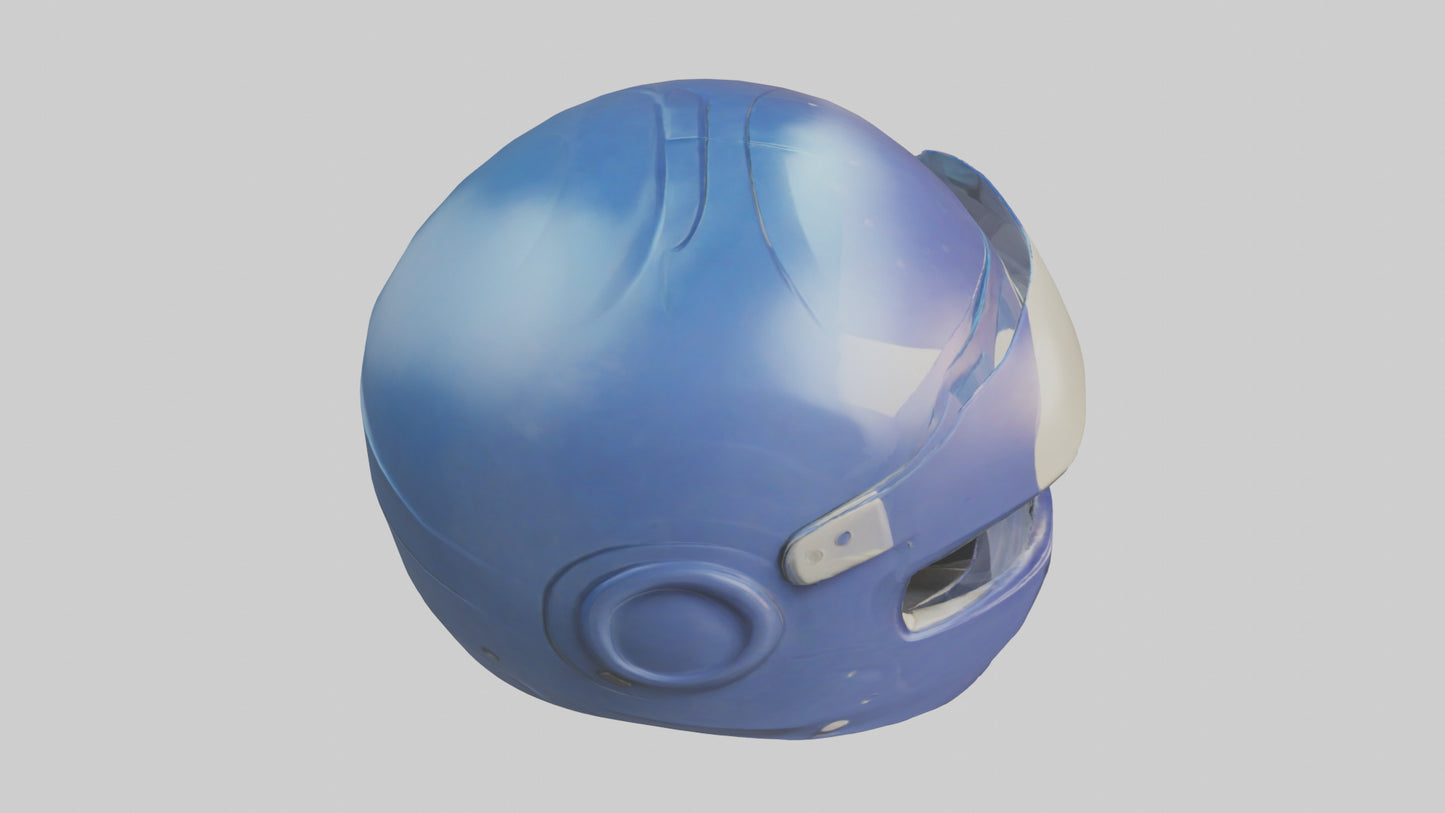 Cartoon Sports Helmet model 3D model