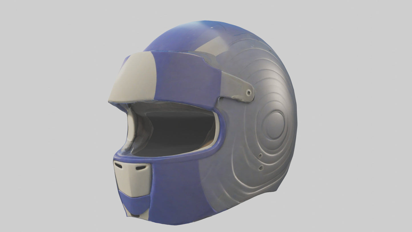 Cartoon Sports Helmet model 3D model
