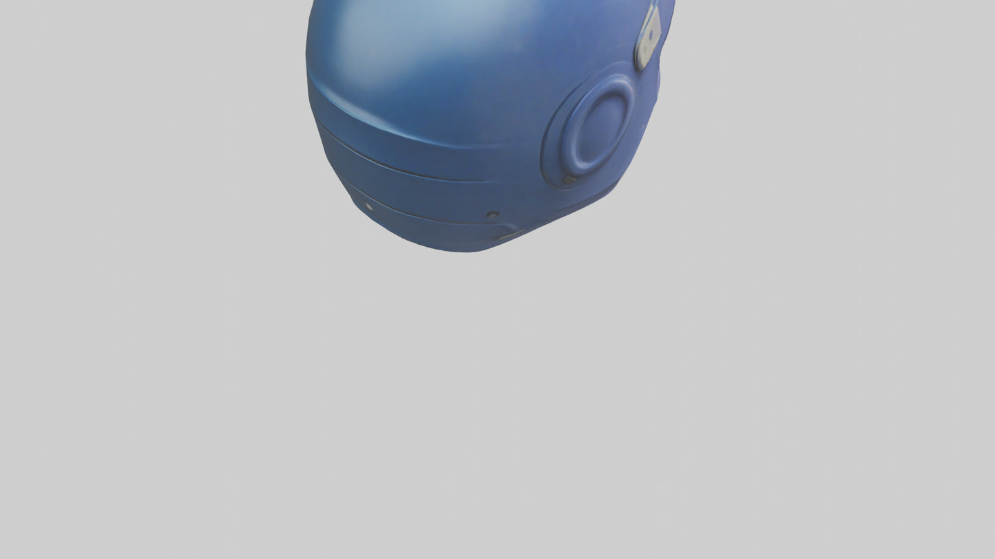 Cartoon Sports Helmet model 3D model