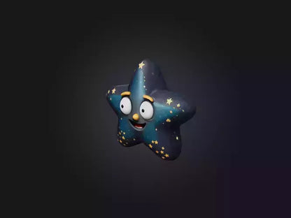 3D model Cartoon Star VR / AR / low-poly