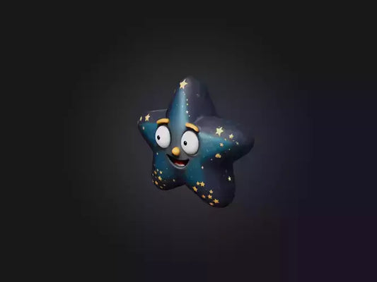 3D model Cartoon Star VR / AR / low-poly