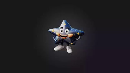 Cartoon Star 3D model
