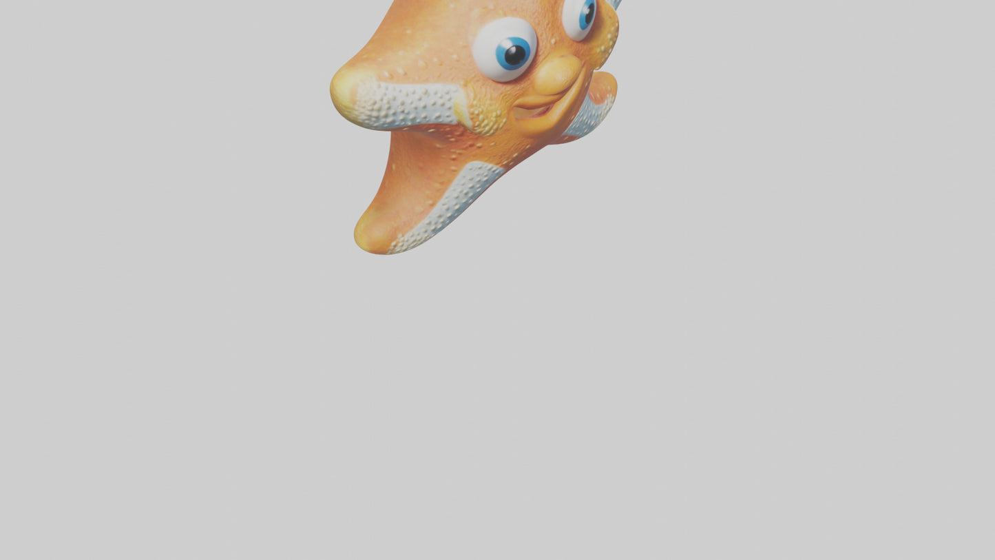 Cartoon Starfish model 3D model