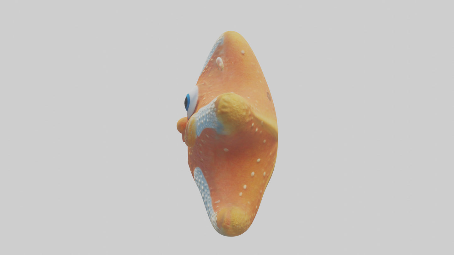 Cartoon Starfish model 3D model