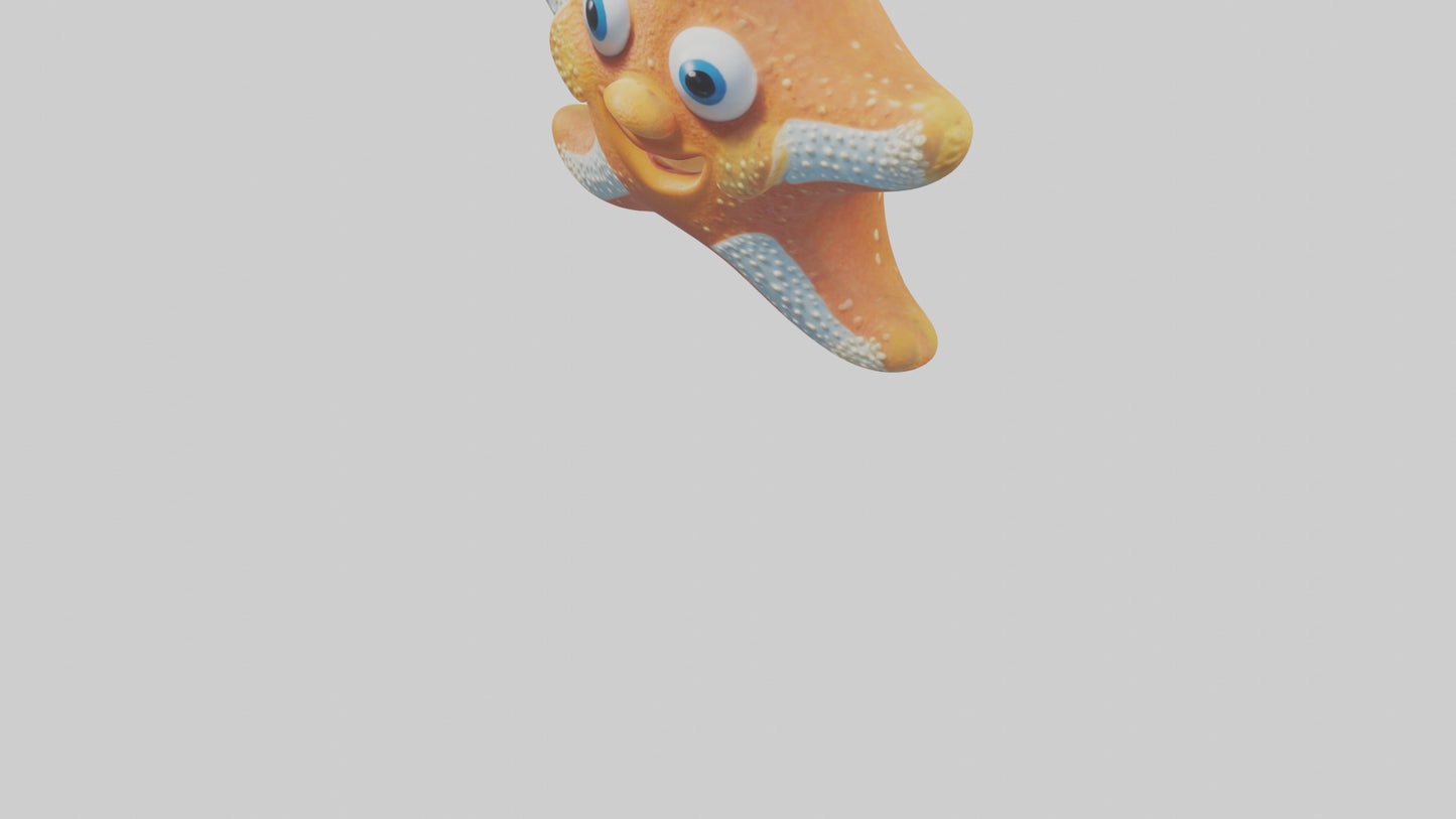 Cartoon Starfish model 3D model