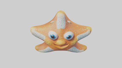 Cartoon Starfish model 3D model