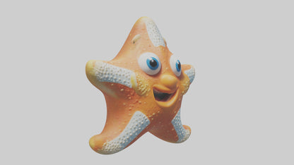 Cartoon Starfish model 3D model