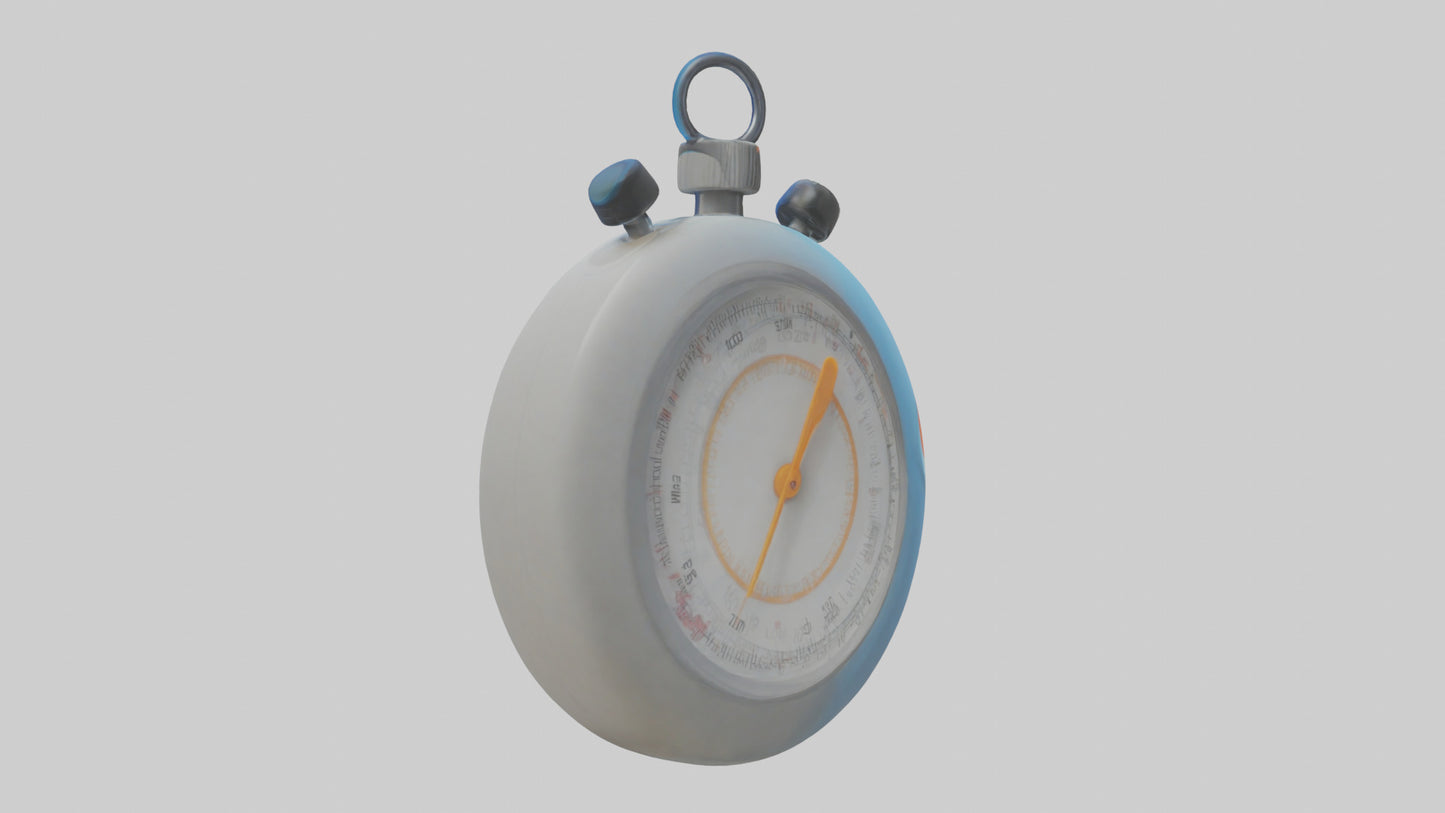 Cartoon Stopwatch model 3D model