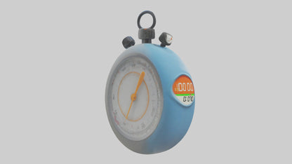 Cartoon Stopwatch model 3D model