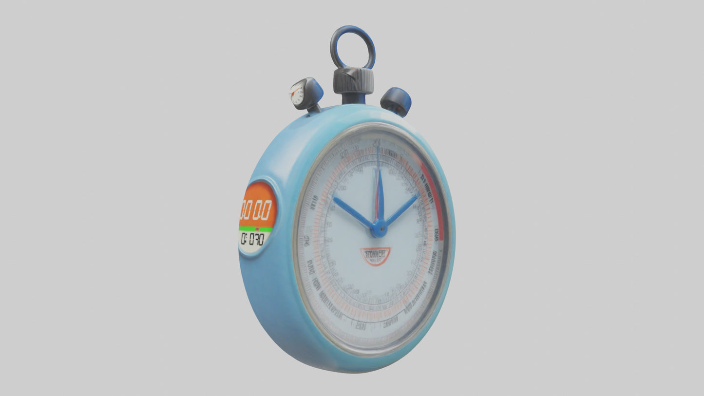 Cartoon Stopwatch model 3D model