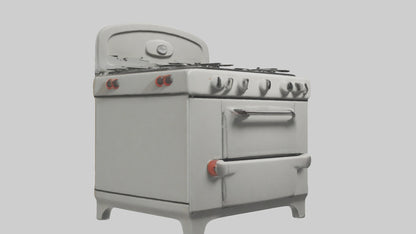 Cartoon Stove model 3D model