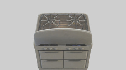 Cartoon Stove model 3D model